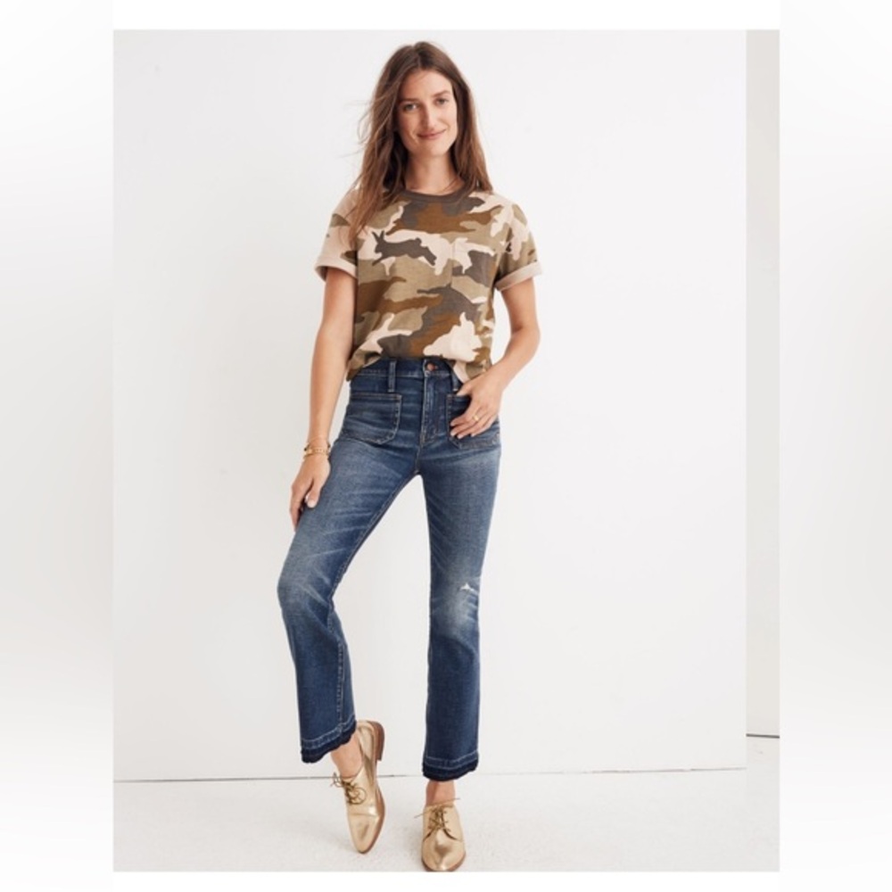 Madewell Cali-Boot Jean Patch Pocket Edition Size Women’s 28 Color Blue